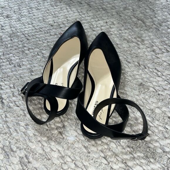 Repetto Black Ankle Strap Flats - Picture 5 of 9